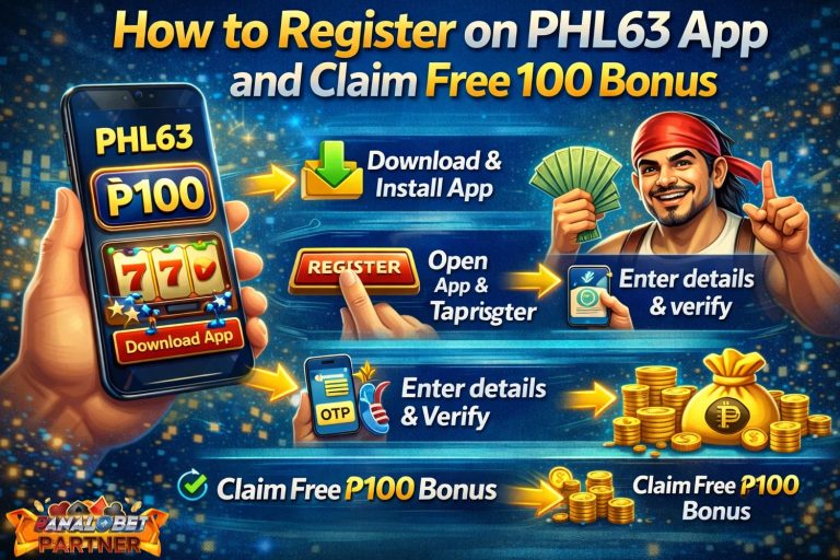 How to Register on PHL63 App and Claim Free 100 Bonus